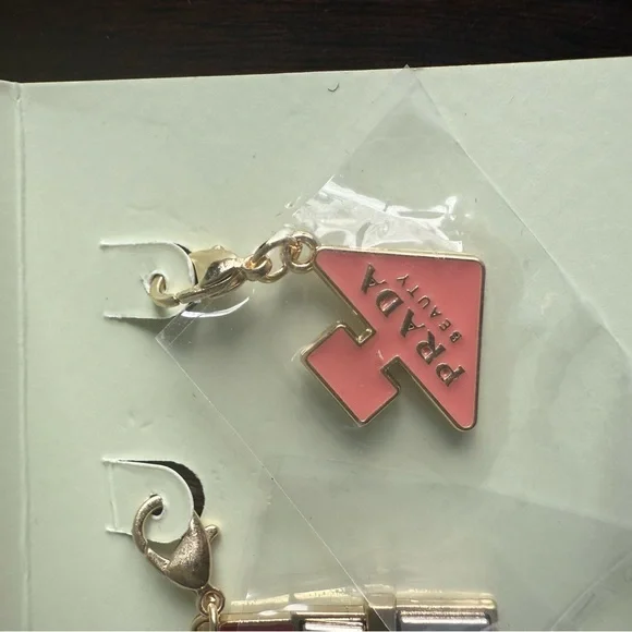 Prada Gold and Pink Charms - Picture 3 of 5